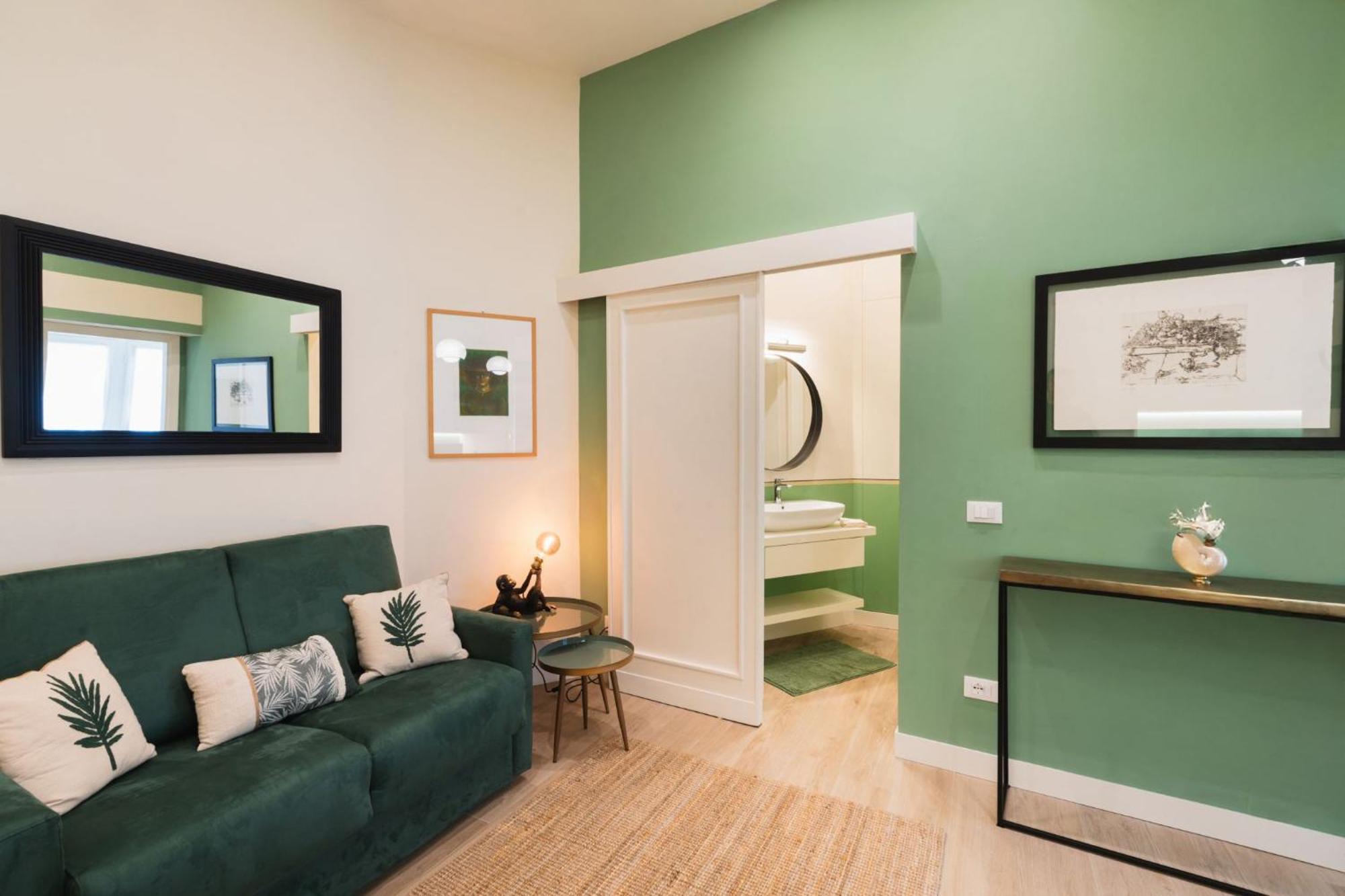 Cozy Olive Green Flat Florença Exterior foto